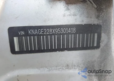 2009 Kia Optima Lx из США, поврежденный, VIN KNAGE228X95301418